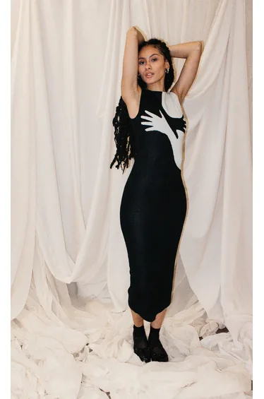 Hansey Knit Midi Dress