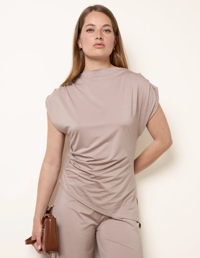 Soft Jersey Asymmetric Hem Set - 2