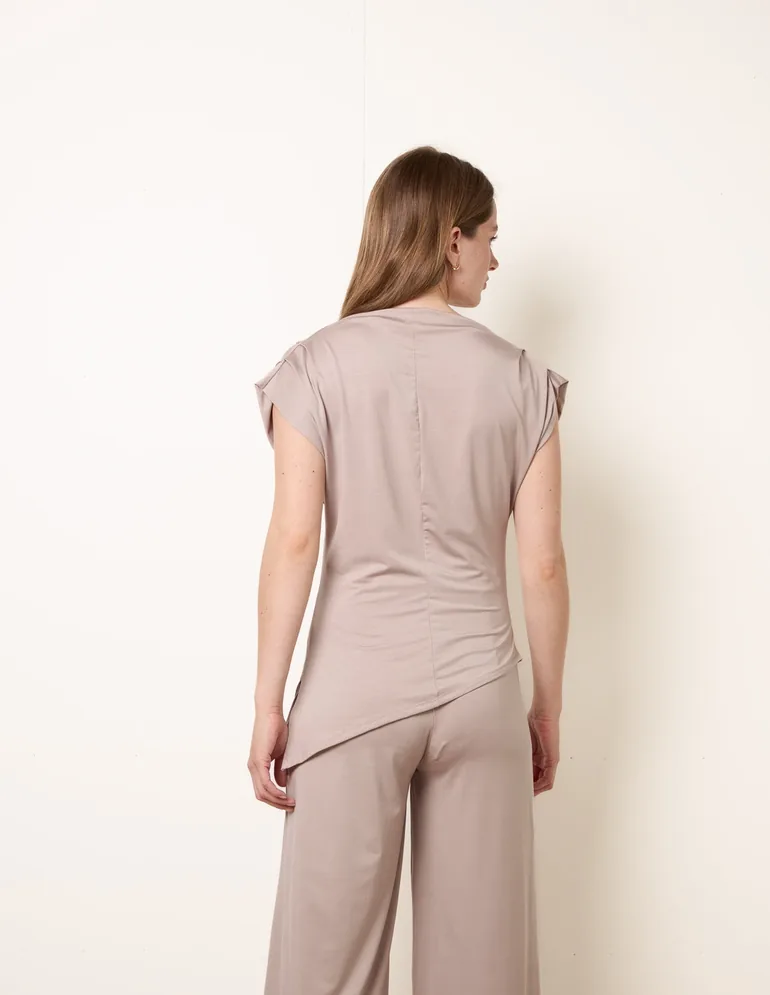 Soft Jersey Asymmetric Hem Set - 4