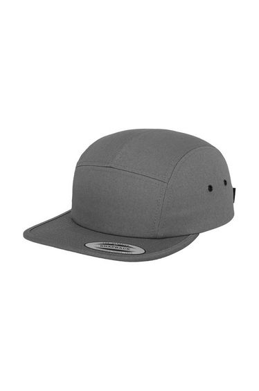 Yupoong Mens Classic 5 Panel Jockey Cap - Dark Grey