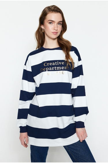 Tunic - Navy blue - Regular fit