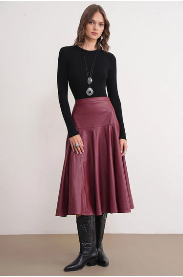 Mixray Soft Textured Ribbed Fitted Top