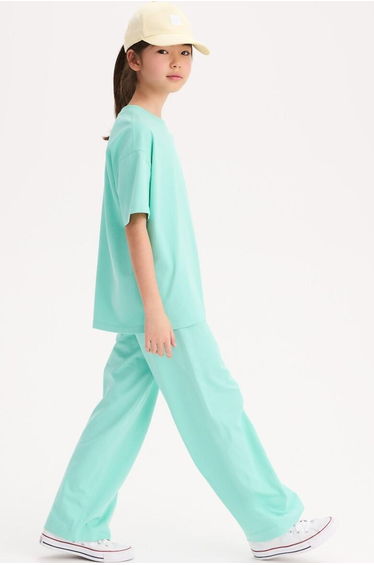 Knitted Wide Leg Trousers