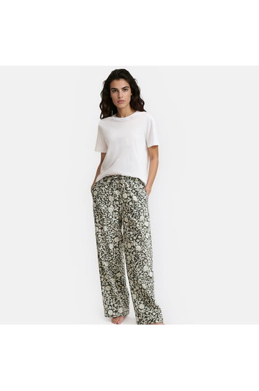 Indian Print Poplin Pyjama Bottoms
