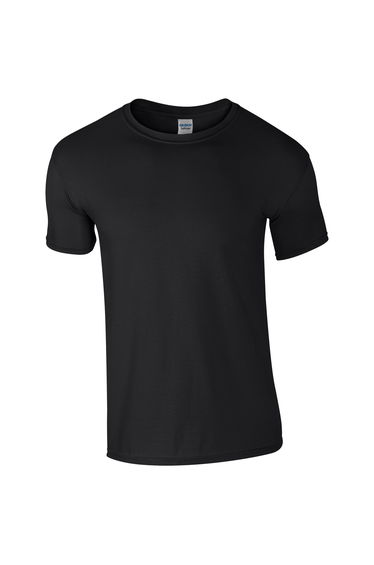 Gildan Mens Short Sleeve Soft-Style T-Shirt - Black