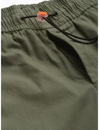 Men Green Slim Fit Solid Joggers - 4