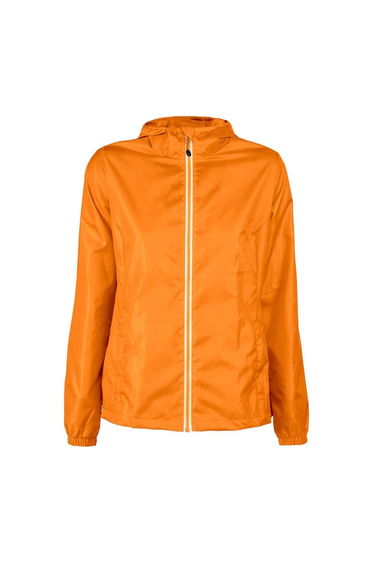 Printer RED Womens/Ladies Fastplant Jacket - Orange