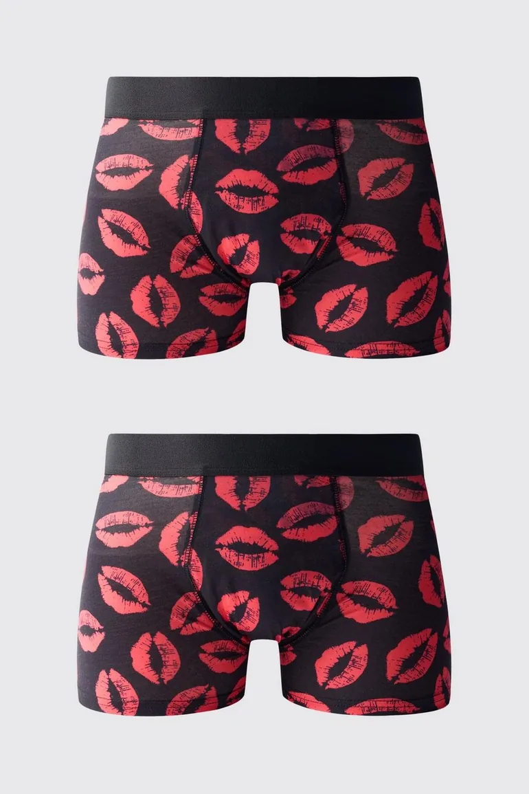 Lips Boxer Gift Set - black - 1