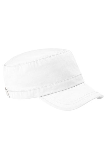 Beechfield Army Cap / Headwear - White