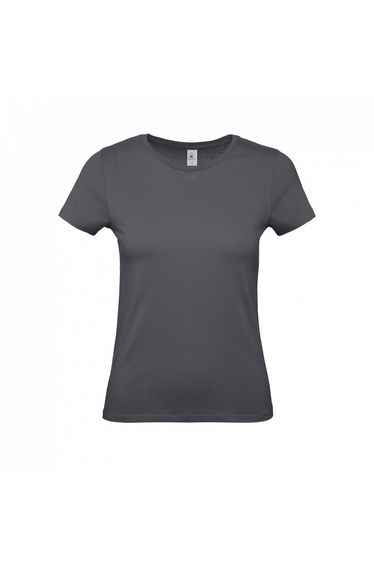 B&C Womens/Ladies #E150 T-Shirt - Dark Grey