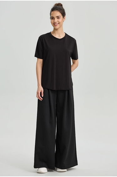 Pleated Wide Leg Soft Pants