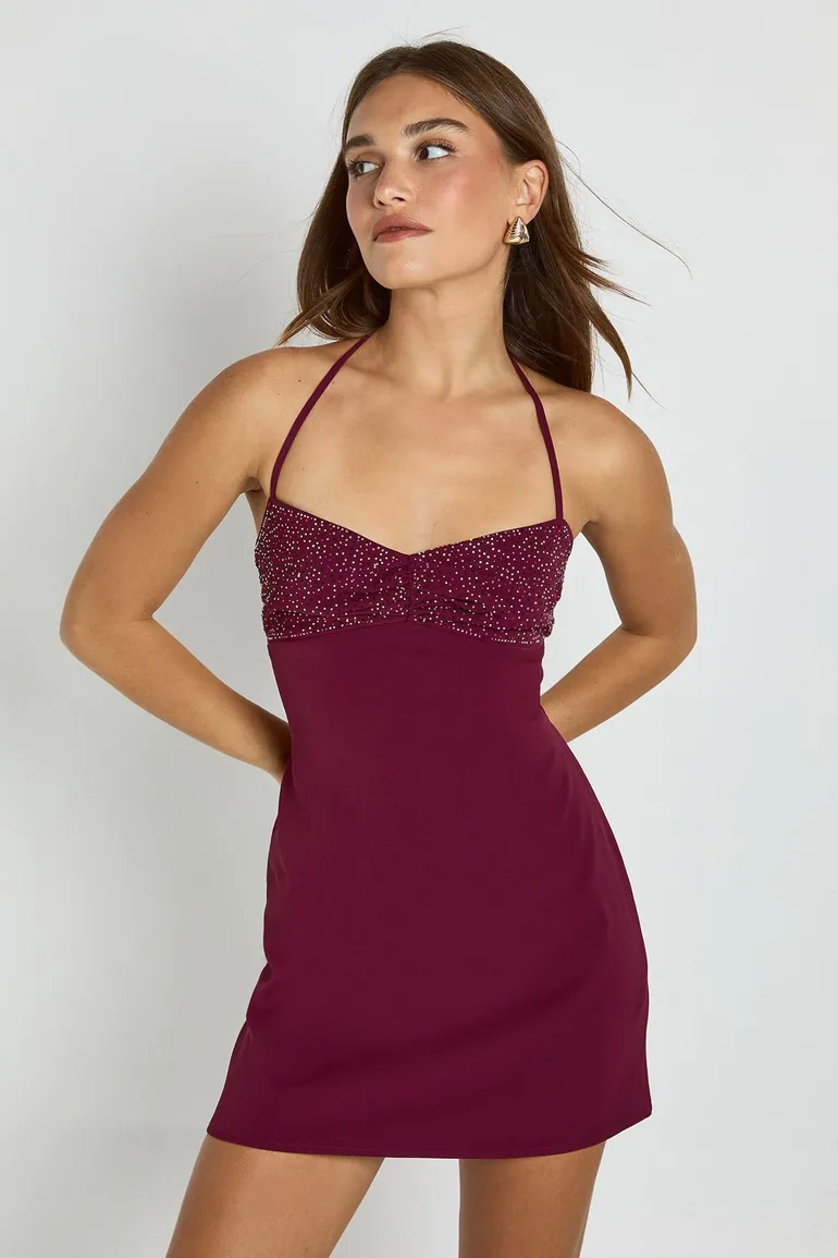 curve mesh dress Set The Curve Mesh Cutout Dress
