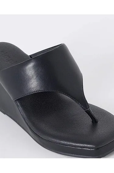 Wedged Toe Post Sandals Extra Wide Fit