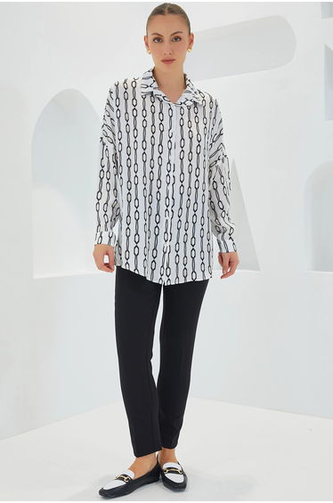BDART Oversized Patterned Shirt