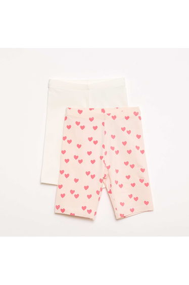 2-Pack Cycling Shorts WHITE
