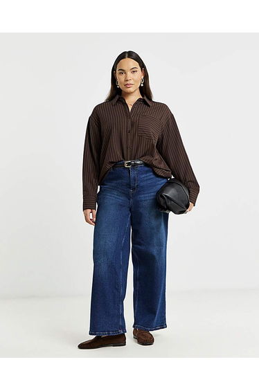 Oversized Pinstripe Shirt