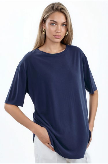 BUSEM Loose Fit Crew Neck T-Shirt