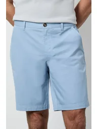 Light Blue Classic Chino Shorts - 1