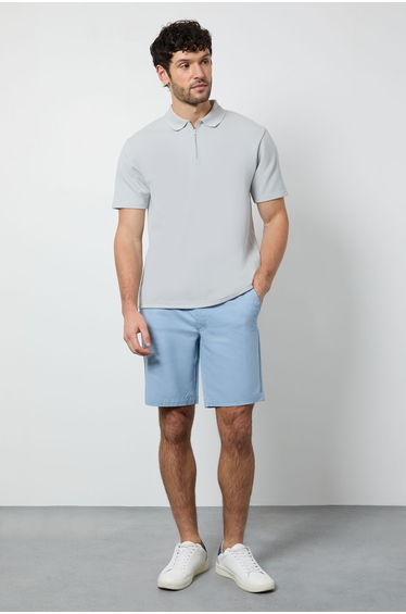 Light Blue Classic Chino Shorts