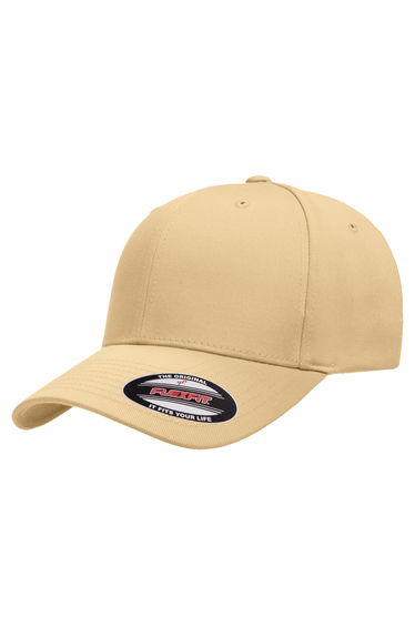 Yupoong Mens Flexfit Fitted Baseball Cap - Curry