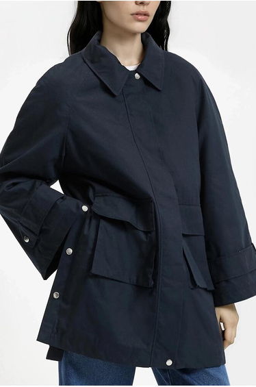 Long Zip-Up Parka