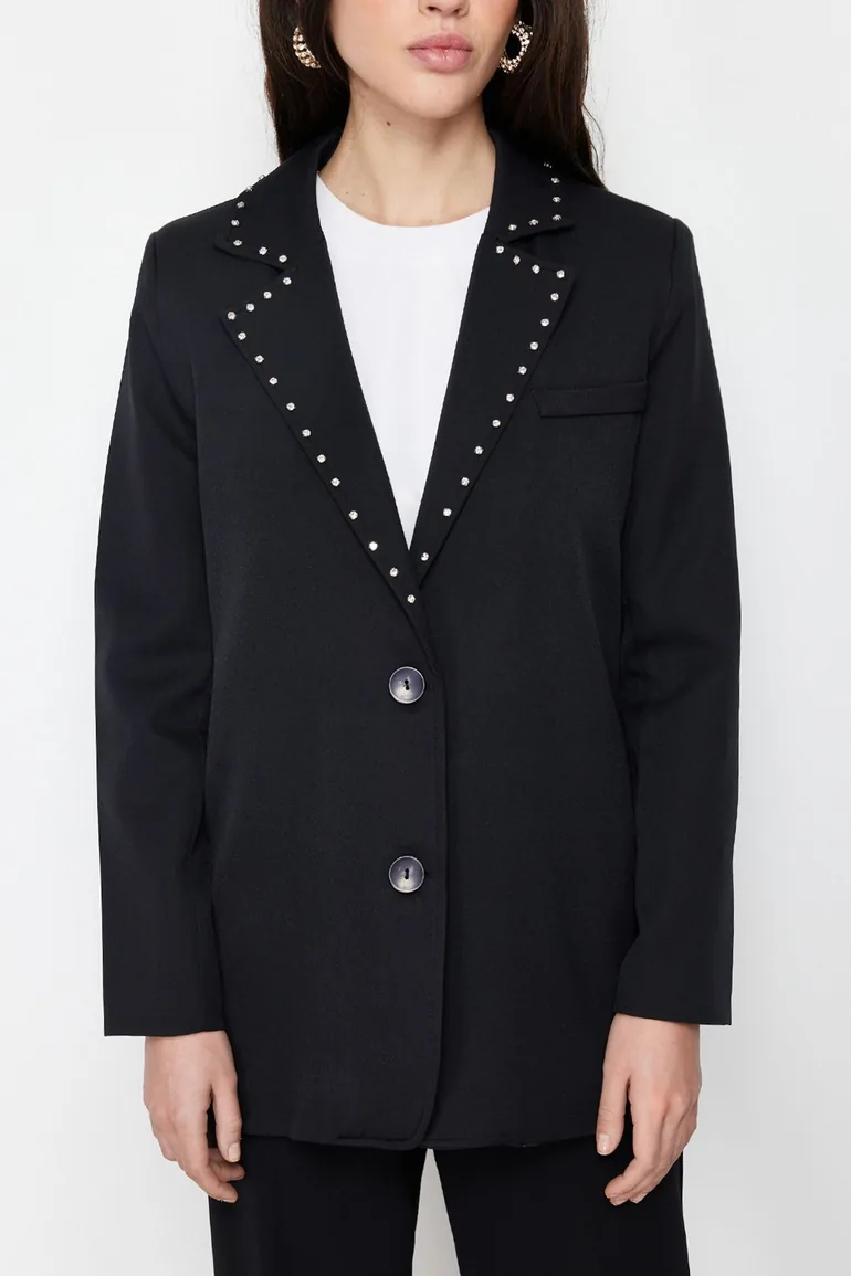 Black Regular Finike Plain Woven - 3