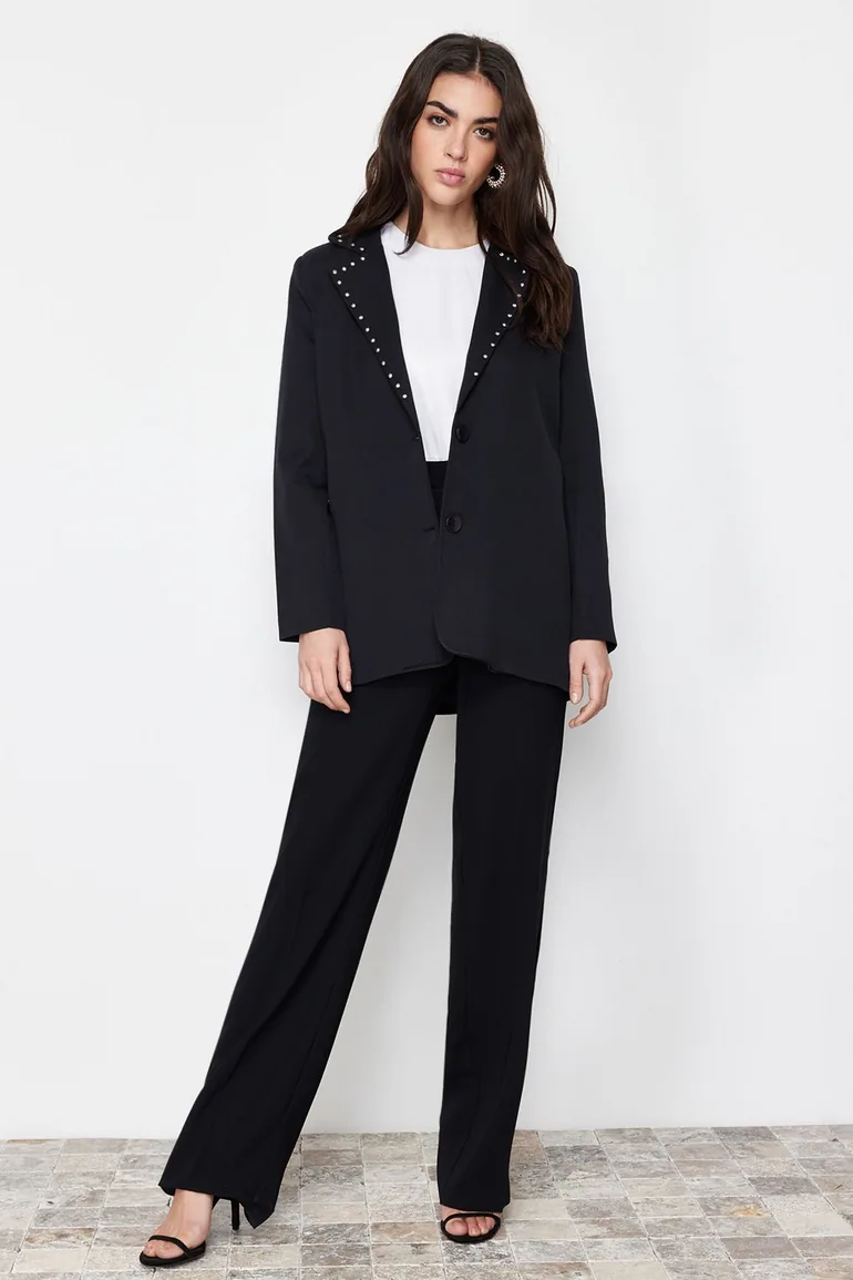 Black Regular Finike Plain Woven