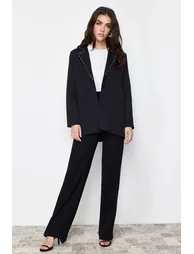 Black Regular Finike Plain Woven