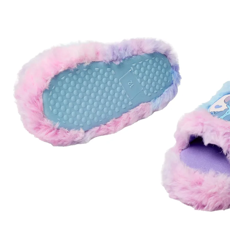 Lilo & Stitch Womens/Ladies Stitch Ombre Fluffy Slippers - Multicoloured - 3