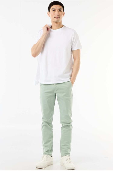 Slim-fit chinos GREEN