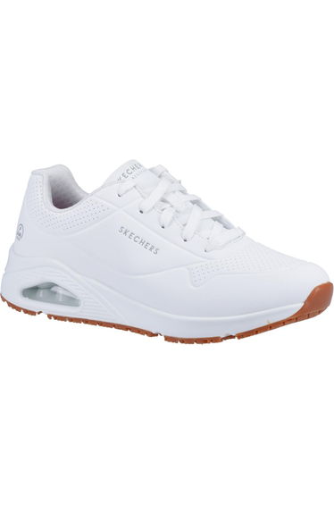 Skechers Womens/Ladies Uno SR Work Relaxed Fit Safety Shoes - White