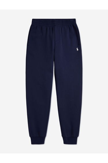 Ralph Lauren Boys Double Knit Tech Joggers in Navy