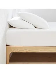 شرشف سرير قطن بحواف مطاطية إرتفاع 25سم - 1