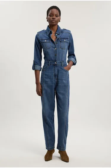 Denim Boiler Jumpsuit