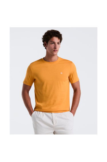 Men's Original Penguin Embroidered Logo T-Shirt in Yellow