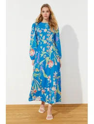 فستان بنقشة أزهار - 1