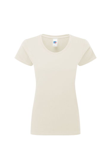 Russell Womens/Ladies Authentic Classic T-Shirt - Natural