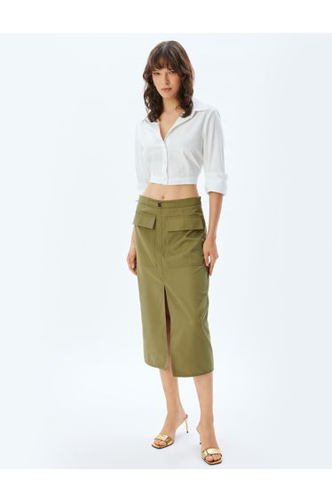 Midi Pencil Skirt