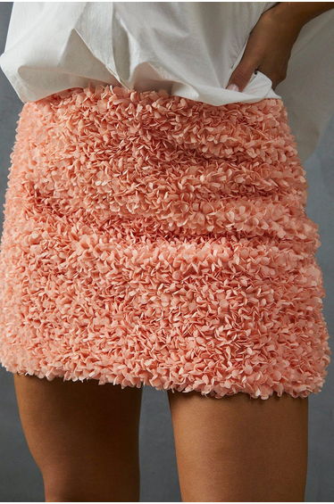 Floral Applique Low Waist Mini Skirt product thumbnail 2