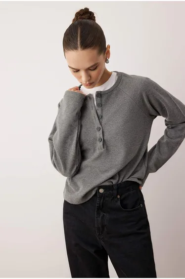 Anthracite Knitted top