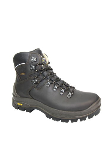 Grisport Mens Crusader Waxy Leather Wide Walking Boots - Brown