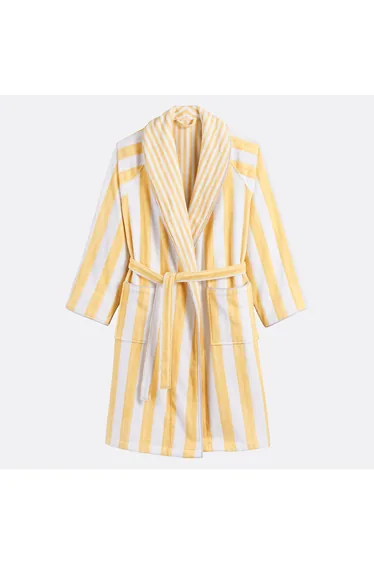 Dani Shawl Collar Bathrobe in Velour Towelling 400g