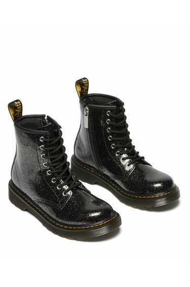 Kids 1460 J Nebula Glitter Ankle Boots in Leather