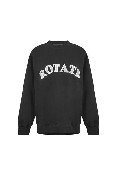 Rotate Sunday Womens/Ladies Cotton Sweatshirt - Black