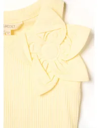 Jess Yellow Flower Corsage Vest Top - 6