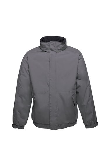 Regatta Mens Dover Waterproof Windproof Jacket - Seal Grey/Black