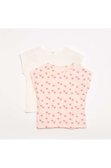 2-Pack of Short-Sleeve T-Shirts - 2 Pieces PINK