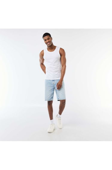 Jersey Knit Tank Top Set - 2 Pack WHITE
