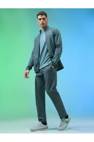 Men Solid Regular Fit Sports Trackpants with TS FLEXI