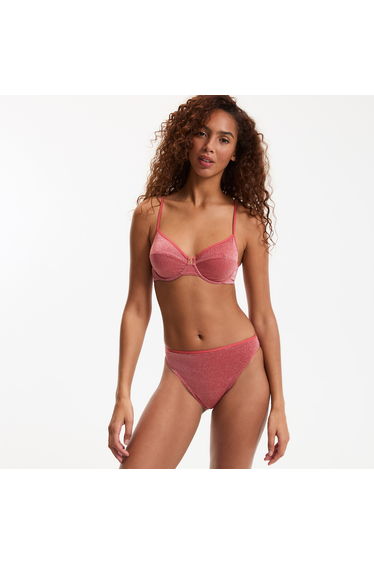 Tamara Knickers in Microfibre and Metallic Threads